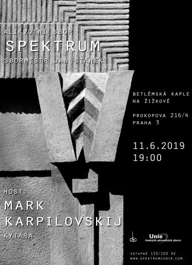 Pozvanka na koncert, Alikvotní sbor Spektrum 11.6.2019