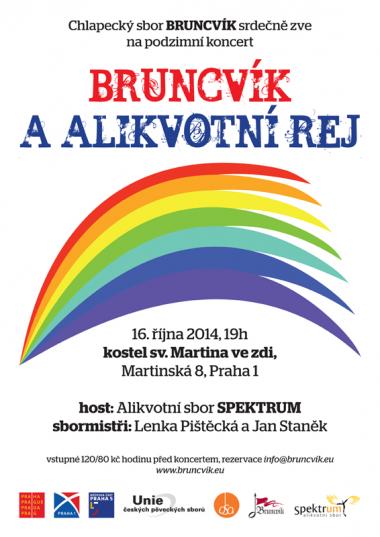 Alikvotní sbor Spektrum - Pozvánka na koncert 16.10.2014